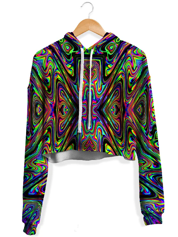 Women's zip - front sweatshirt with contrast stitching for a sporty aesthetic50mg Fleece Crop Hoodie Women's zip - front sweatshirt with contrast stitching for a sporty aesthetic50mg Fleece Crop Hoodie