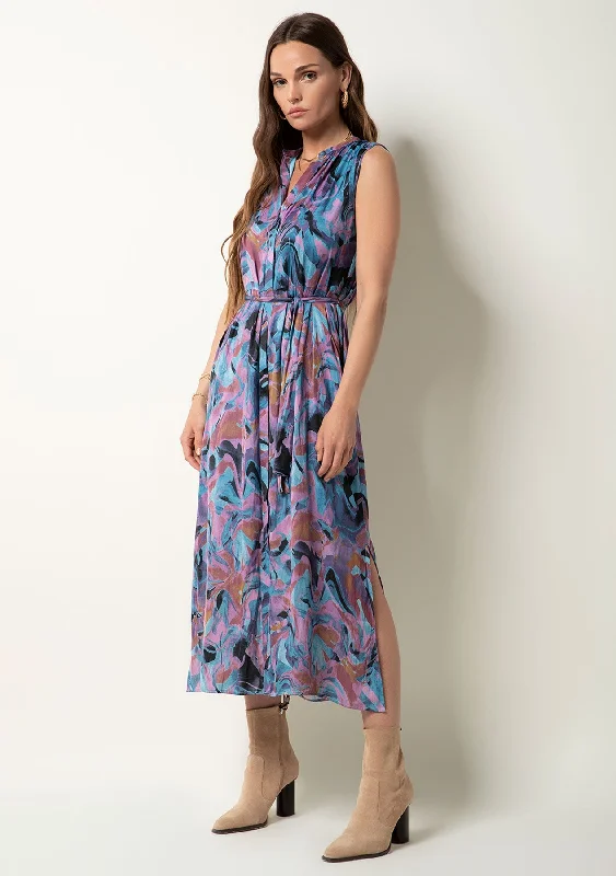 Mermaid - Style Women Dress with a Fitted Silhouette for Special OccasionsAdya Poly Silk Dress Mermaid - Style Women Dress with a Fitted Silhouette for Special OccasionsAdya Poly Silk Dress