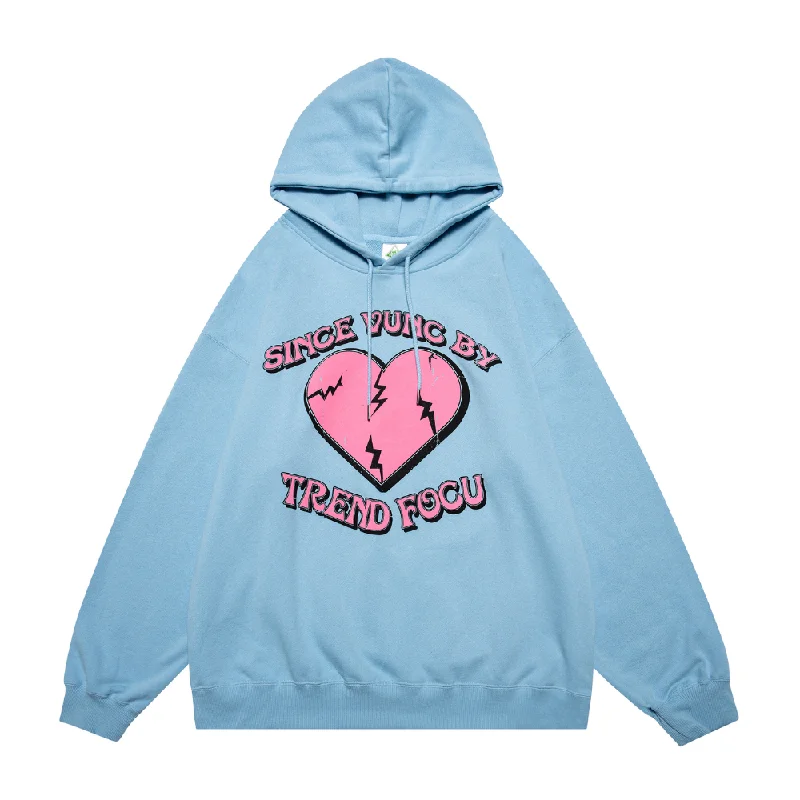 Women's long - sleeve cropped sweatshirt with ribbed cuffs for a snug fitAmerican Broken Heart Hoodie Women's long - sleeve cropped sweatshirt with ribbed cuffs for a snug fitAmerican Broken Heart Hoodie