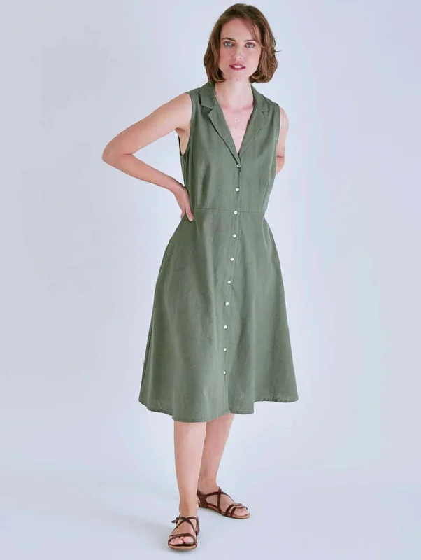 Velvet women jumpsuits for winter formal occasionsAubrey Cotton & Linen Sleeveless Linen Shirt Dress | Olive Velvet women jumpsuits for winter formal occasionsAubrey Cotton & Linen Sleeveless Linen Shirt Dress | Olive