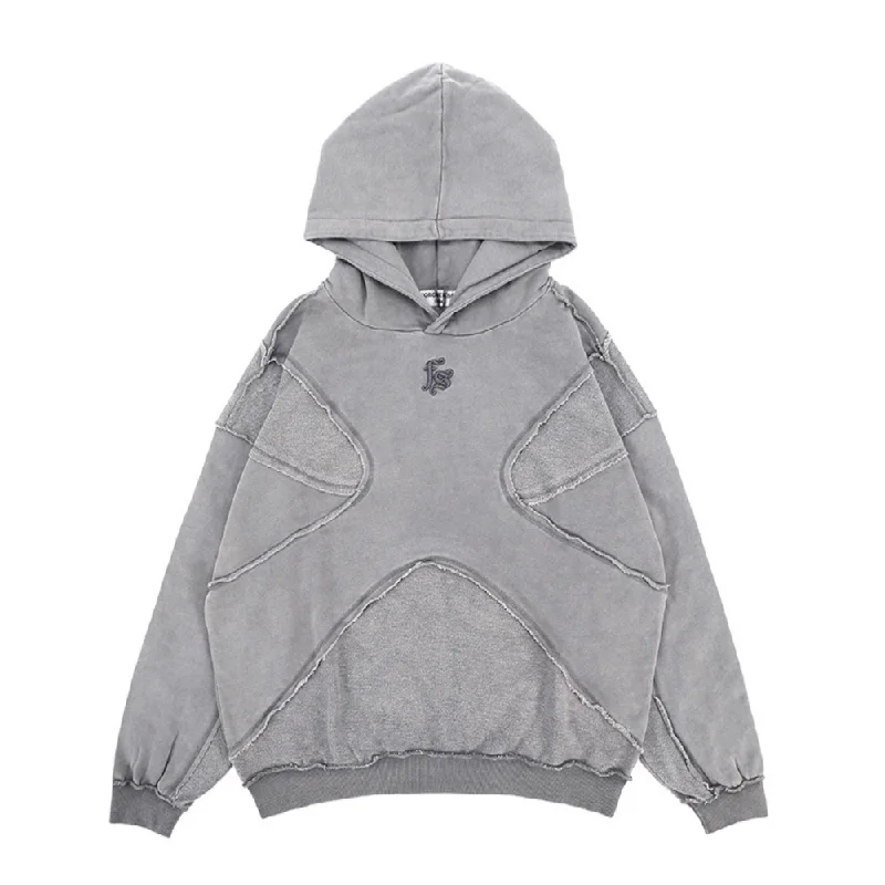 Women's pullover hoodie with a side slit for a modern and relaxed fitHeavy Solid Color Washed Hoodie Women's pullover hoodie with a side slit for a modern and relaxed fitHeavy Solid Color Washed Hoodie