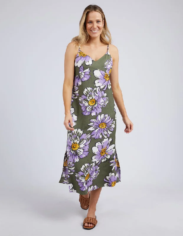 Printed Abstract Women Dress for a Modern and Artistic AppealElm Antheia Floral Slip Dress Printed Abstract Women Dress for a Modern and Artistic AppealElm Antheia Floral Slip Dress