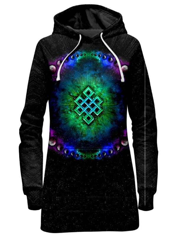 Women's zip - up sweatshirt in pastel blue for a soft and stylish outfitEndless Cosmos Hoodie Dress Women's zip - up sweatshirt in pastel blue for a soft and stylish outfitEndless Cosmos Hoodie Dress