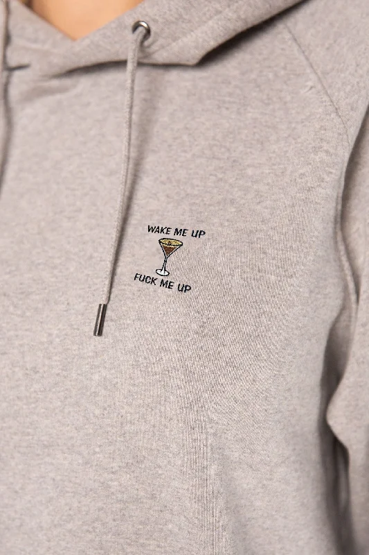 Women's crew - neck sweatshirt in a heather gray shade for a classic and versatile optionTAILORED TASTES Espresso Martini | Bestickter Bio-Baumwoll Unisex Hoodie Women's crew - neck sweatshirt in a heather gray shade for a classic and versatile optionTAILORED TASTES Espresso Martini | Bestickter Bio-Baumwoll Unisex Hoodie