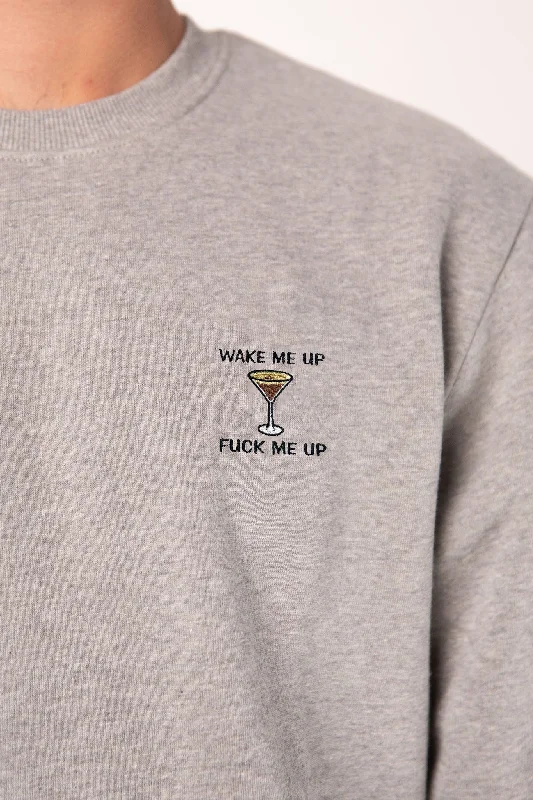 Women's sweatshirt with a mesh panel insert for breathability during workoutsTAILORED TASTES Espresso Martini | Bestickter Bio-Baumwoll Unisex Pullover Women's sweatshirt with a mesh panel insert for breathability during workoutsTAILORED TASTES Espresso Martini | Bestickter Bio-Baumwoll Unisex Pullover