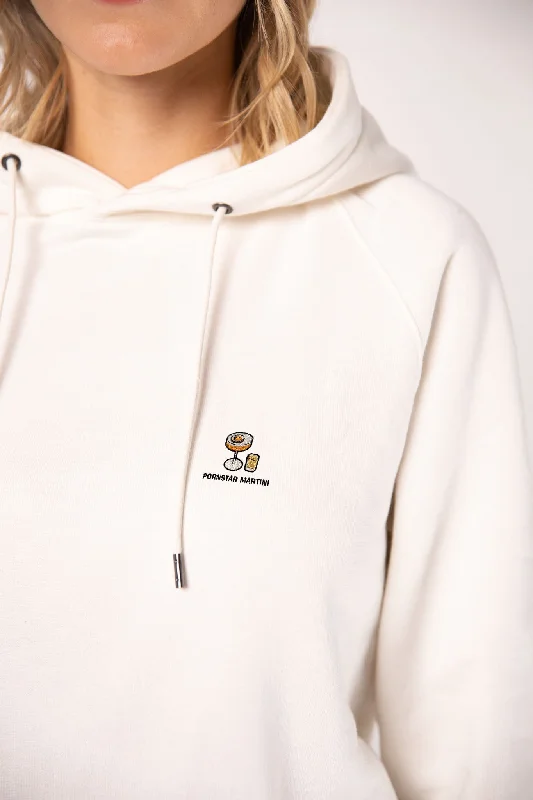 Women's crew - neck sweatshirt in a heather gray shade for a classic and versatile optionTAILORED TASTES Pornstar Martini | Bestickter Bio-Baumwoll Unisex Hoodie Women's crew - neck sweatshirt in a heather gray shade for a classic and versatile optionTAILORED TASTES Pornstar Martini | Bestickter Bio-Baumwoll Unisex Hoodie