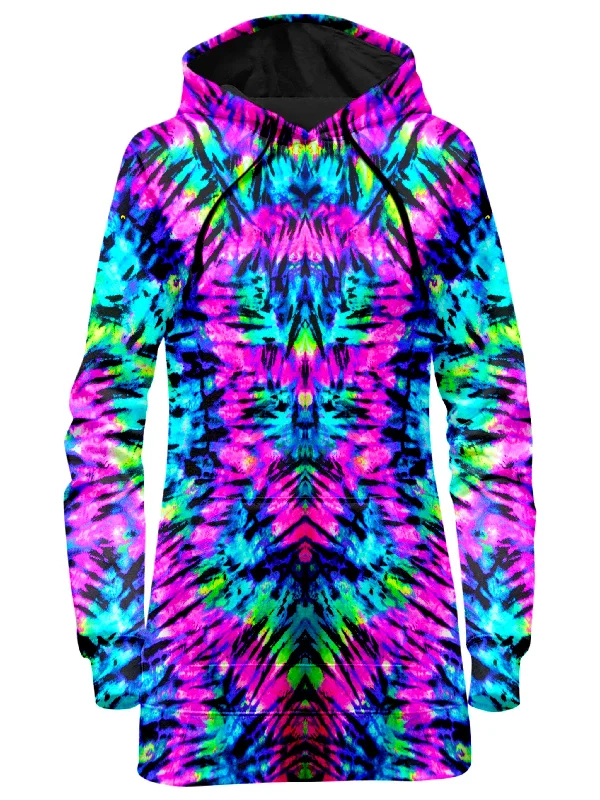 Women's tie - front hoodie in a lightweight fabric for summer layeringGood Times Only Hoodie Dress Women's tie - front hoodie in a lightweight fabric for summer layeringGood Times Only Hoodie Dress