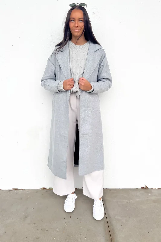 Women's pea coats in a plus - size fit for a flattering and warm winter coatJai Coat Grey Women's pea coats in a plus - size fit for a flattering and warm winter coatJai Coat Grey