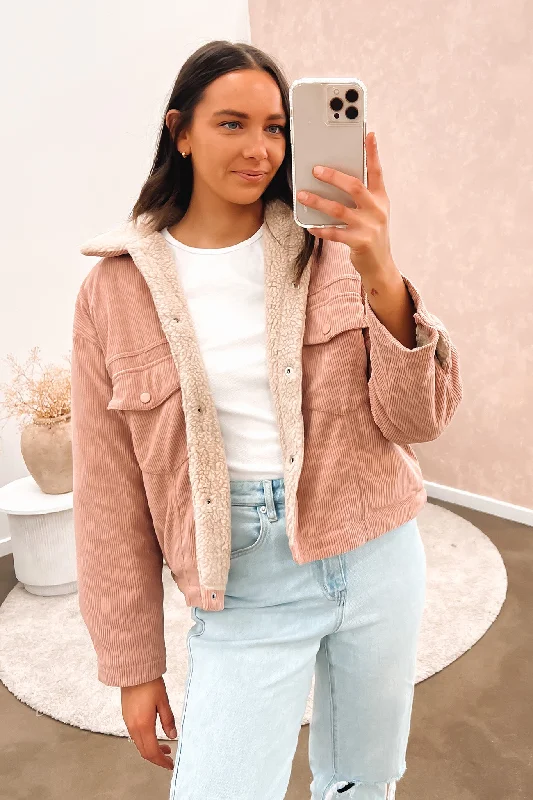 Women's long - line cardigan jackets in a soft knit for a cozy and elegant lookJames Jacket Pink Women's long - line cardigan jackets in a soft knit for a cozy and elegant lookJames Jacket Pink