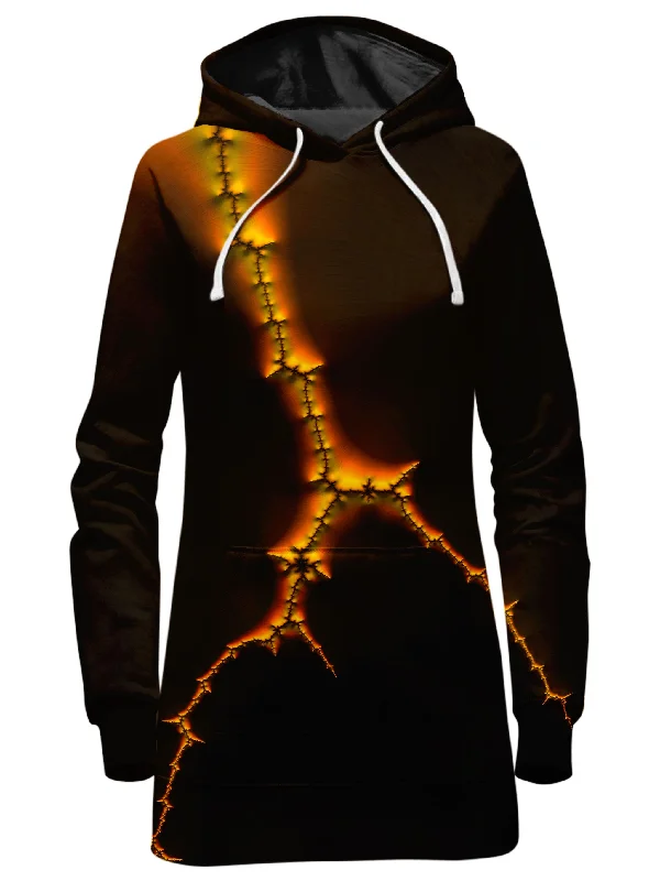 Women's oversized cropped hoodie with drawstrings for a trendy lookLightning Strike Hoodie Dress Women's oversized cropped hoodie with drawstrings for a trendy lookLightning Strike Hoodie Dress