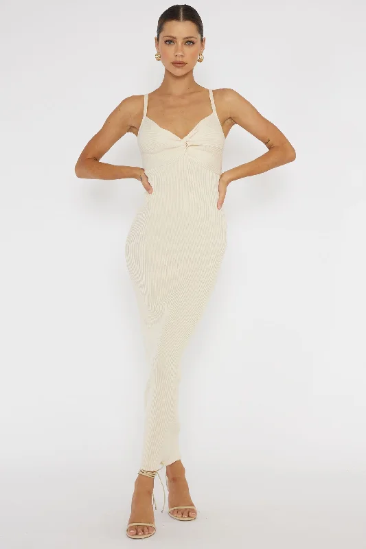 Little Black Women Dress with Sequins for a Glamorous Night OutLover's High Twist Bust Knit Midi Dress Cream Little Black Women Dress with Sequins for a Glamorous Night OutLover's High Twist Bust Knit Midi Dress Cream