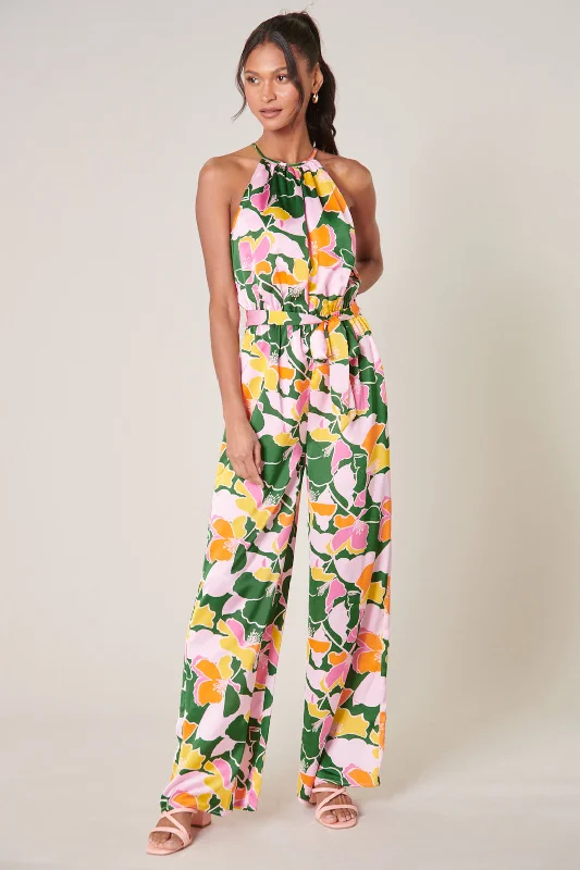 Women jumpsuits with fringe accents for a bohemian and fun - loving styleMelonade Lighthearted Satin Trapeze Jumpsuit Women jumpsuits with fringe accents for a bohemian and fun - loving styleMelonade Lighthearted Satin Trapeze Jumpsuit
