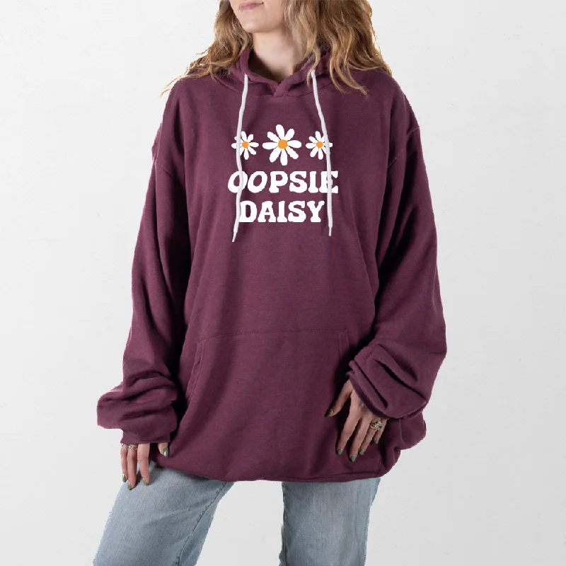 Women's oversized cropped hoodie with drawstrings for a trendy lookOopsie Daisy Giant Hoodie Women's oversized cropped hoodie with drawstrings for a trendy lookOopsie Daisy Giant Hoodie