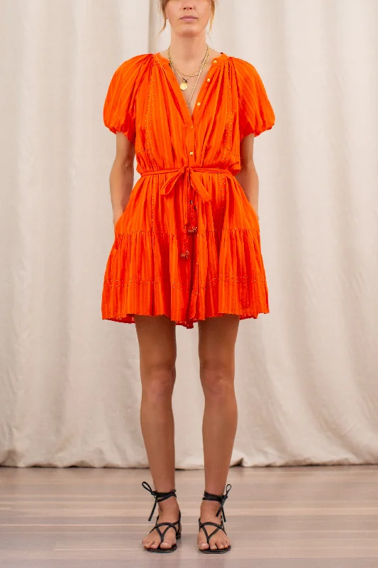Mermaid - Style Women Dress with a Fitted Silhouette for Special OccasionsPoppy Pheme Puff Sleeve Mini Dress Mermaid - Style Women Dress with a Fitted Silhouette for Special OccasionsPoppy Pheme Puff Sleeve Mini Dress