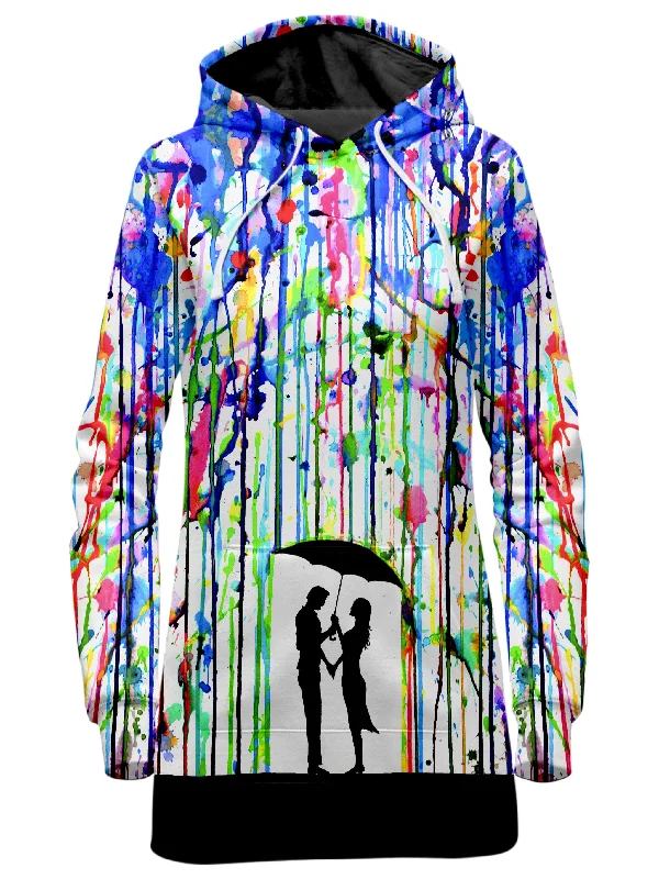 Women's hoodie with a glittery print for a glamorous and sparkly appearancePour Deux Hoodie Dress Women's hoodie with a glittery print for a glamorous and sparkly appearancePour Deux Hoodie Dress