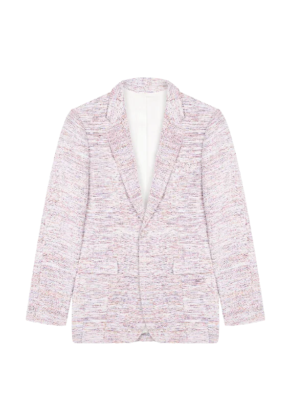 Women's cropped satin jackets in pastel shades for a glamorous evening outThe Marvin X single-button jacket Women's cropped satin jackets in pastel shades for a glamorous evening outThe Marvin X single-button jacket