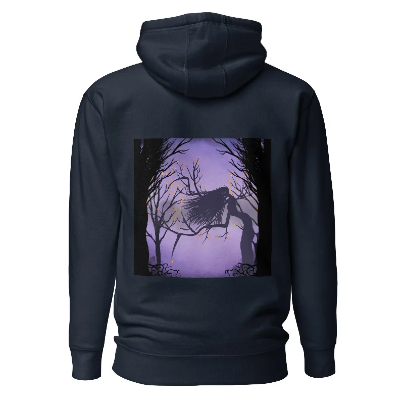 Women's zip - front sweatshirt with contrast stitching for a sporty aestheticTree Lady - Premium Unisex Pullover Hoodie Women's zip - front sweatshirt with contrast stitching for a sporty aestheticTree Lady - Premium Unisex Pullover Hoodie