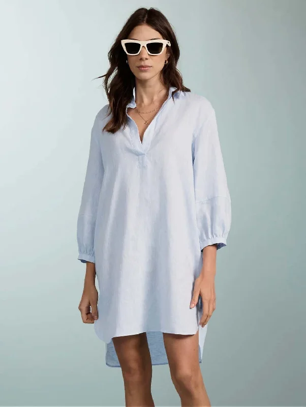 Printed women jumpsuits for a fun and casual day out shoppingVanessa Linen Tunic | Light Blue Printed women jumpsuits for a fun and casual day out shoppingVanessa Linen Tunic | Light Blue