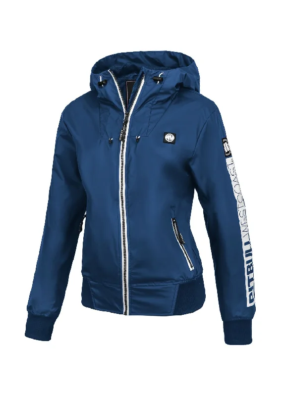 Women's bomber jackets with a holographic finish for a futuristic and eye - catching lookWomen's transitional hooded jacket Aaricia Sleeve Women's bomber jackets with a holographic finish for a futuristic and eye - catching lookWomen's transitional hooded jacket Aaricia Sleeve