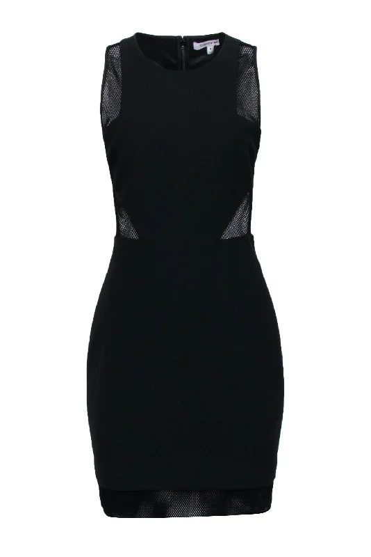 Off - the - Shoulder Women Dress for a Romantic and Feminine Look Off - the - Shoulder Women Dress for a Romantic and Feminine Look Elizabeth & James - Black Sleeveless Sheath Dress w/ Mesh Accents Sz 8 Off - the - Shoulder Women Dress for a Romantic and Feminine Look Off - the - Shoulder Women Dress for a Romantic and Feminine Look Elizabeth & James - Black Sleeveless Sheath Dress w/ Mesh Accents Sz 8