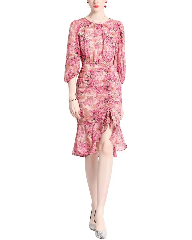 Ruffled Women Dress with Multiple Layers for a Playful and Girly Style Ruffled Women Dress with Multiple Layers for a Playful and Girly Style Kaimilan Midi Dress