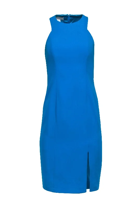 Sheath Women Dress with a Tailored Fit for a Professional Look Sheath Women Dress with a Tailored Fit for a Professional Look Lucian Matis - Teal Blue Sleeveless Front Slit Dress Sz 4 Sheath Women Dress with a Tailored Fit for a Professional Look Sheath Women Dress with a Tailored Fit for a Professional Look Lucian Matis - Teal Blue Sleeveless Front Slit Dress Sz 4