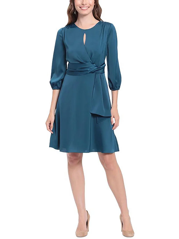Mermaid - Style Women Dress with a Fitted Silhouette for Special Occasions Mermaid - Style Women Dress with a Fitted Silhouette for Special Occasions Petites Womens Satin Mini Fit & Flare Dress Mermaid - Style Women Dress with a Fitted Silhouette for Special Occasions Mermaid - Style Women Dress with a Fitted Silhouette for Special Occasions Petites Womens Satin Mini Fit & Flare Dress