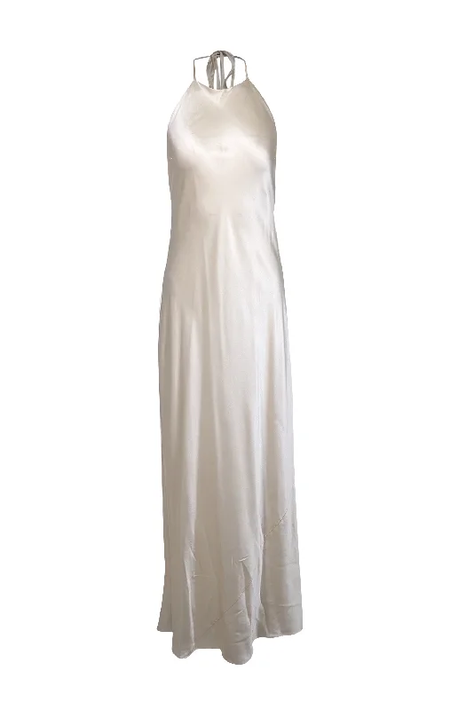 Ruffled Women Dress with Multiple Layers for a Playful and Girly Style Ruffled Women Dress with Multiple Layers for a Playful and Girly Style Reformation - Ivory Silk Halter Formal Dress Sz XL Ruffled Women Dress with Multiple Layers for a Playful and Girly Style Ruffled Women Dress with Multiple Layers for a Playful and Girly Style Reformation - Ivory Silk Halter Formal Dress Sz XL