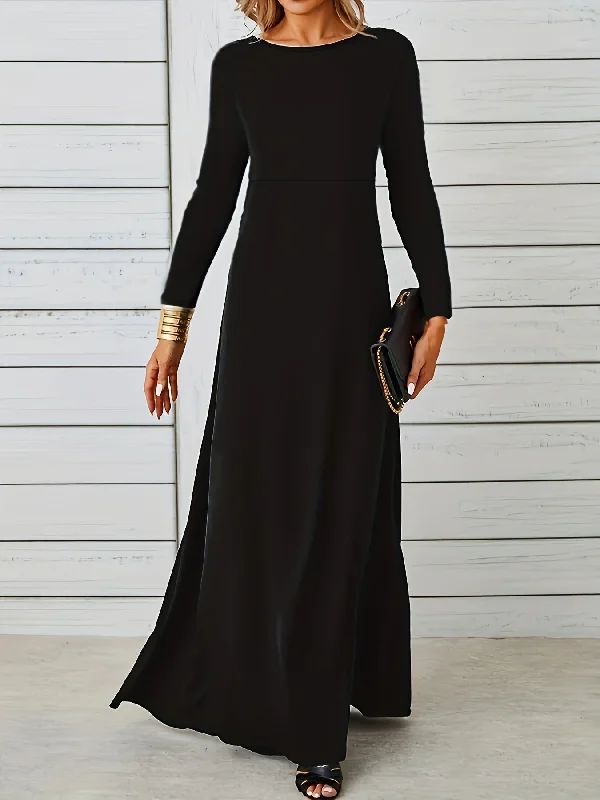 Ball Gown Women Dress with a Full Skirt for a Princess - like Look Ball Gown Women Dress with a Full Skirt for a Princess - like Look Sixsr Simple Maxi Dress, Casual Crew Neck Long Sleeve Solid Dress, Women's Clothing Ball Gown Women Dress with a Full Skirt for a Princess - like Look Ball Gown Women Dress with a Full Skirt for a Princess - like Look Sixsr Simple Maxi Dress, Casual Crew Neck Long Sleeve Solid Dress, Women's Clothing