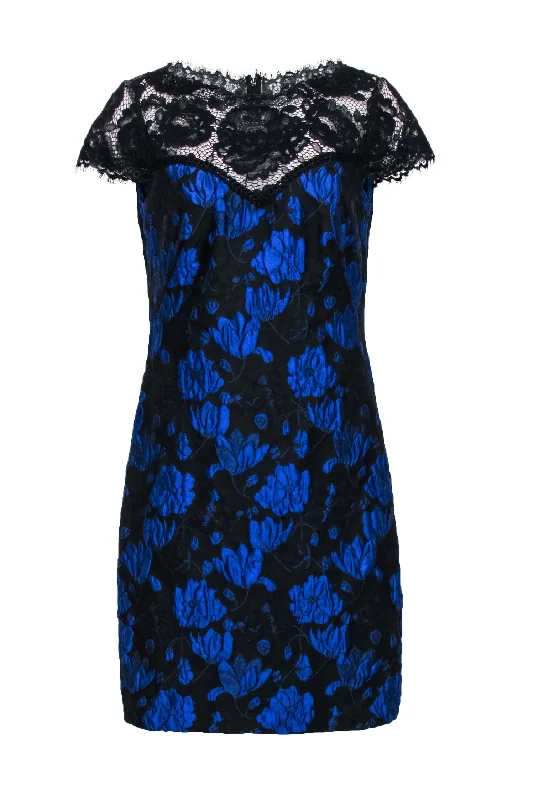 Little Black Women Dress with Sequins for a Glamorous Night Out Little Black Women Dress with Sequins for a Glamorous Night Out Tadashi Shoji - Blue & Black Floral Brocade Lace Detail Dress Sz 12 Little Black Women Dress with Sequins for a Glamorous Night Out Little Black Women Dress with Sequins for a Glamorous Night Out Tadashi Shoji - Blue & Black Floral Brocade Lace Detail Dress Sz 12