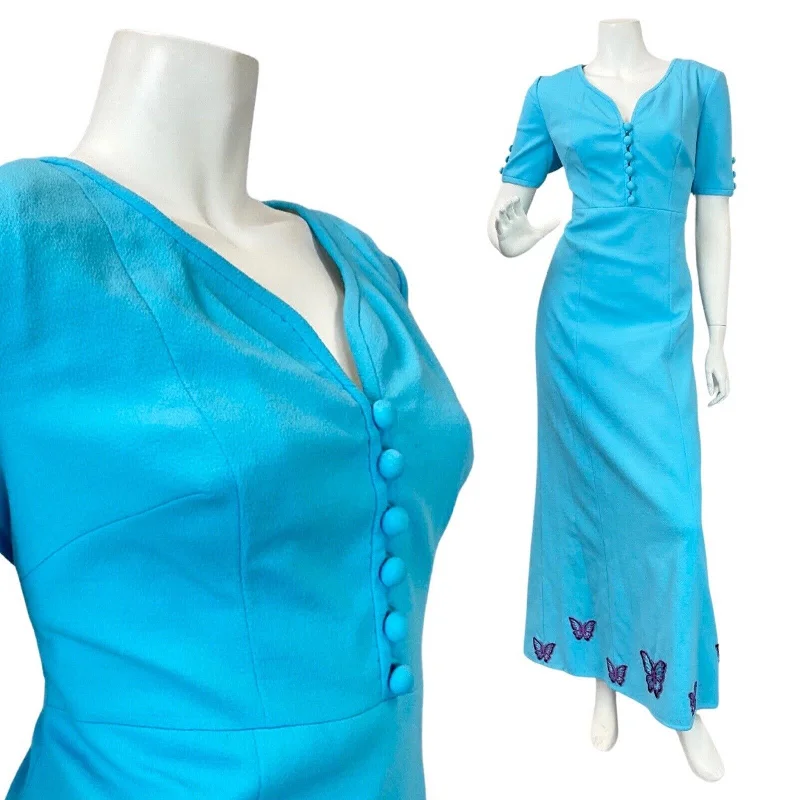 Long - Sleeve Women Dress in Velvet for a Luxurious Winter Look Long - Sleeve Women Dress in Velvet for a Luxurious Winter Look VINTAGE 60s 70s BRIGHT BLUE PURPLE BUTTERFLY EMBROIDERED MOD MAXI DRESS 12 14 Long - Sleeve Women Dress in Velvet for a Luxurious Winter Look Long - Sleeve Women Dress in Velvet for a Luxurious Winter Look VINTAGE 60s 70s BRIGHT BLUE PURPLE BUTTERFLY EMBROIDERED MOD MAXI DRESS 12 14