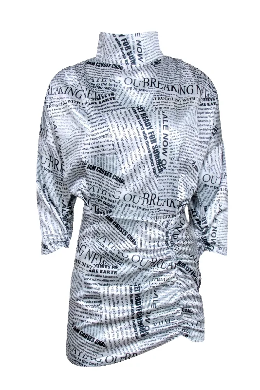 Ruffled Women Dress with Multiple Layers for a Playful and Girly Style Ruffled Women Dress with Multiple Layers for a Playful and Girly Style Winter Muse - White & Black Newspaper Print Ruched Mini Dress Sz 2 Ruffled Women Dress with Multiple Layers for a Playful and Girly Style Ruffled Women Dress with Multiple Layers for a Playful and Girly Style Winter Muse - White & Black Newspaper Print Ruched Mini Dress Sz 2