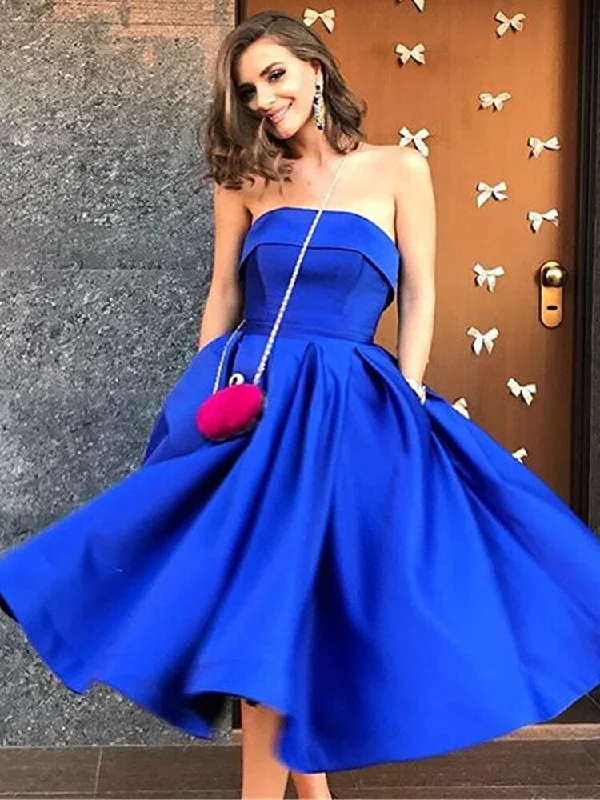 Maxi dresses with cold - shoulder cutouts for a trendy lookFashionSierra - Royal Blue Satin Prom Dress Maxi dresses with cold - shoulder cutouts for a trendy lookFashionSierra - Royal Blue Satin Prom Dress