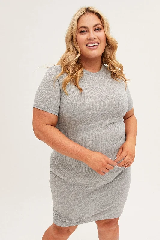 Velvet midi dresses in jewel tones for a glamorous winter eventGrey Midi Dress Short Sleeve Rib Jersey Bodycon Velvet midi dresses in jewel tones for a glamorous winter eventGrey Midi Dress Short Sleeve Rib Jersey Bodycon