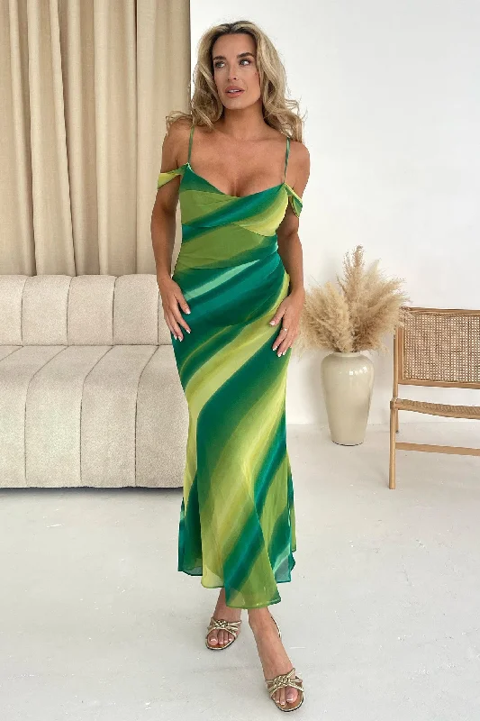 Sleeveless midi dresses with lace details for summer weddingsJulia Green Ombre Midi Dress Sleeveless midi dresses with lace details for summer weddingsJulia Green Ombre Midi Dress