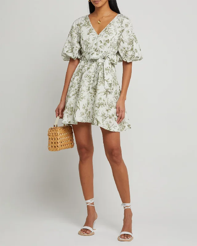 Wrap - style midi dresses in silk for a sophisticated office lookMika Dress