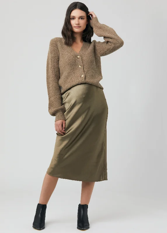 High - low midi dresses with geometric patterns for a modern partyRipe Maternity Lexie Satin Maternity Midi Skirt High - low midi dresses with geometric patterns for a modern partyRipe Maternity Lexie Satin Maternity Midi Skirt
