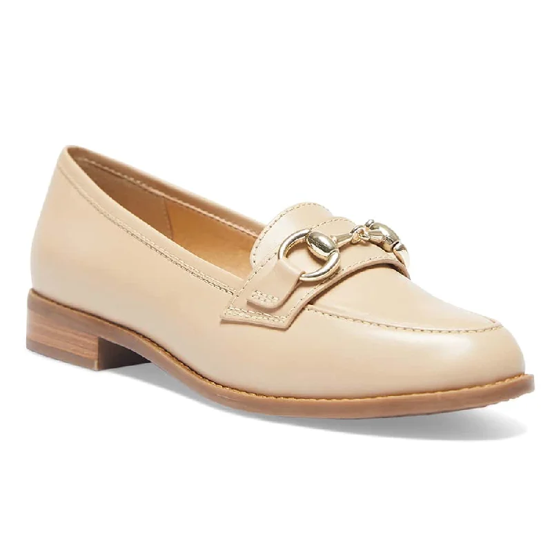 Women's Geometric - Patterned Loafers in Multicolor for a Fashion - Forward LookGala Loafer in Nude Leather Women's Geometric - Patterned Loafers in Multicolor for a Fashion - Forward LookGala Loafer in Nude Leather