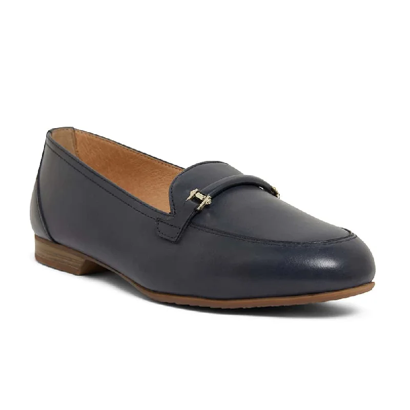 Women's Geometric - Patterned Loafers in Multicolor for a Fashion - Forward LookGlebe Loafer in Navy Leather Women's Geometric - Patterned Loafers in Multicolor for a Fashion - Forward LookGlebe Loafer in Navy Leather