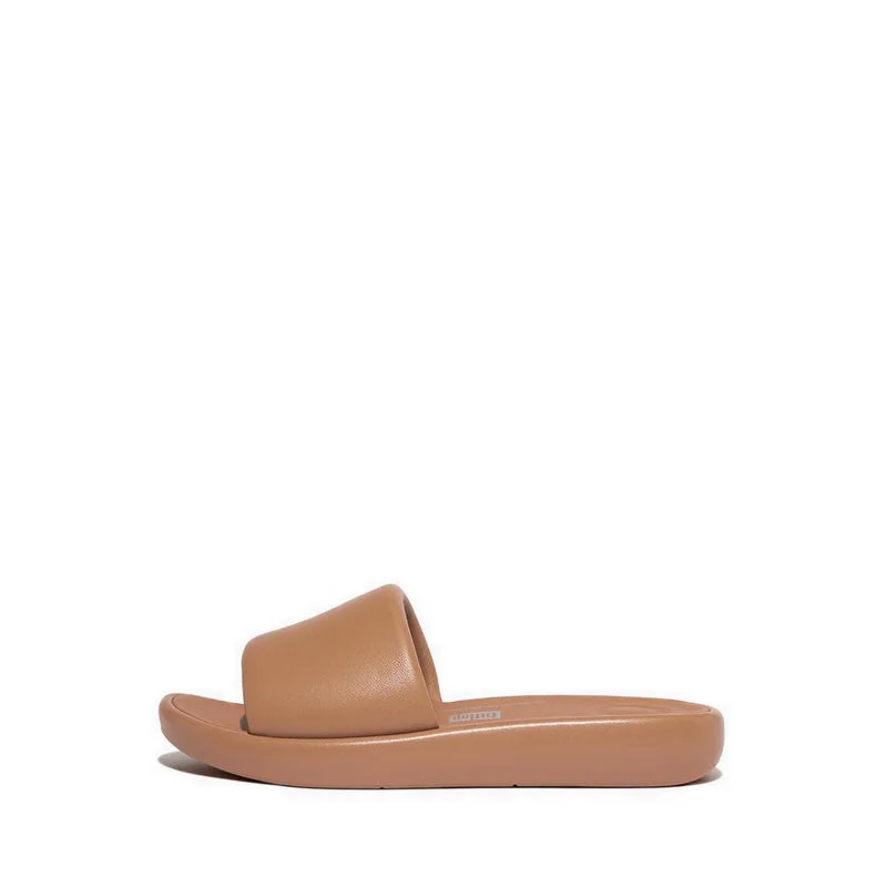 IQushion Wo DLuxe Padded Leather Slides