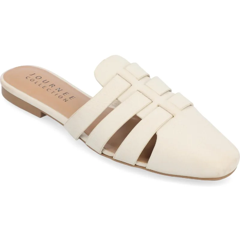 Women's Rhinestone - Embellished Oxfords in Silver for a Sparkly Party LookJournee Collection Womens JAZYBELL  Faux Leather Almond toe Flat Shoes
