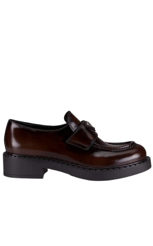 Logo Leather Loafers