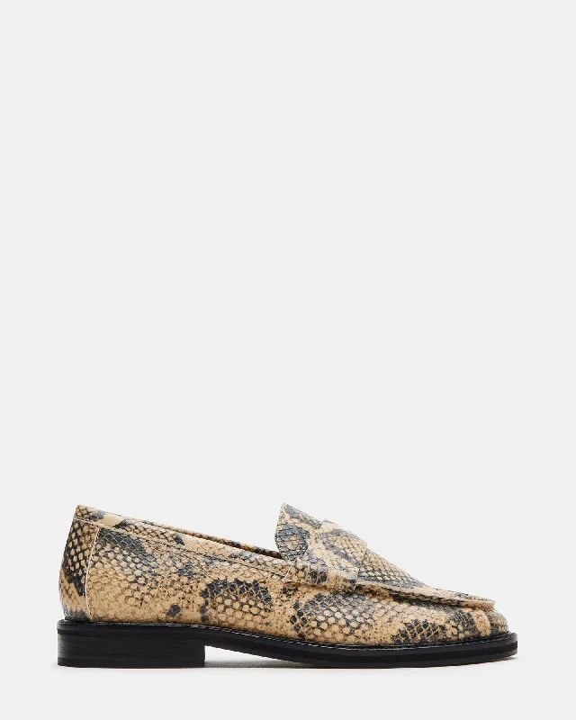 Women's Glitter - Embellished Loafers in Silver for a Sparkly Party LookMADISON SNAKE