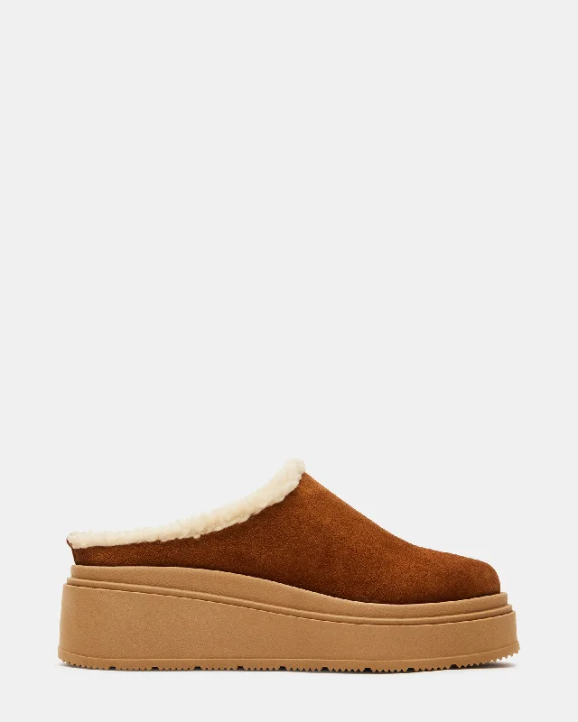Adjustable Strap Women's Loafers in Tan for a Custom FitSMORES TAN SUEDE