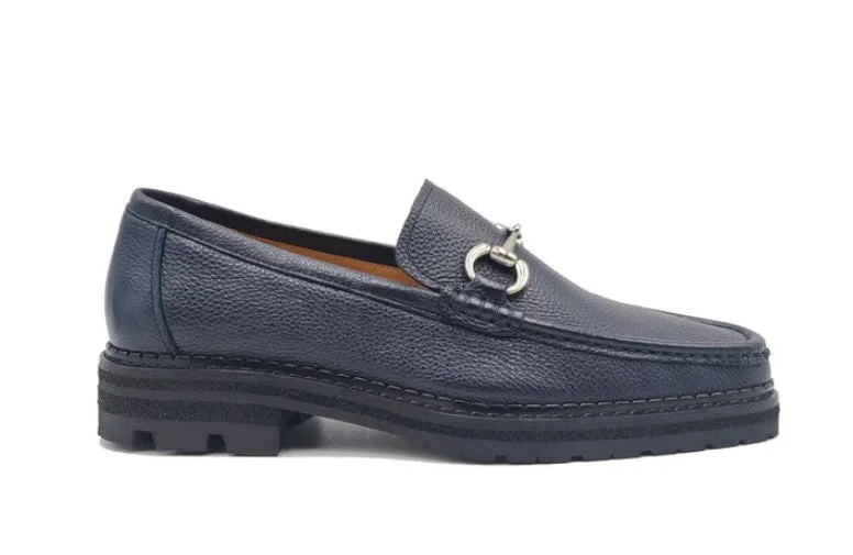 Women's Geometric - Patterned Loafers in Multicolor for a Fashion - Forward LookStyle: 623-01-Navy Women's Geometric - Patterned Loafers in Multicolor for a Fashion - Forward LookStyle: 623-01-Navy