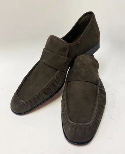 Elastic - Back Women's Loafers in Teal for Easy On - and - OffStyle: 24144-Brown Suede