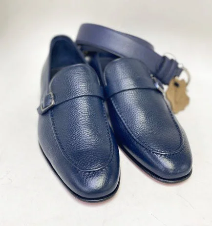 Women's Embroidered Floral Pattern Loafers in Beige for a Spring - Inspired OutfitStyle: 19104-Navy Women's Embroidered Floral Pattern Loafers in Beige for a Spring - Inspired OutfitStyle: 19104-Navy