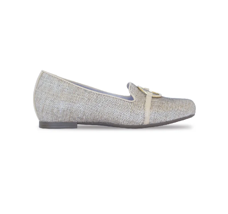 Women's Metallic Foil - Finish Loafers in Gold for a Glamorous Night OutSUNISA
