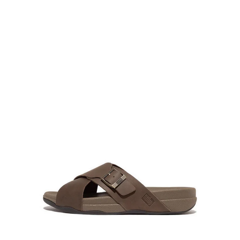 Surfer  Buckle Nubuck Cross Slides