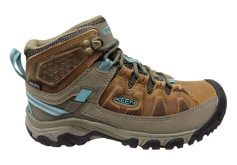 Arch - Support Women's Hiking Shoes in Khaki for Preventing FatigueKeen Womens Targhee III Mid Comfortable Waterproof Hiking Boots
